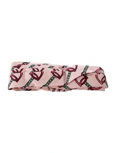 Pre-owned Gucci Women's Cotton Headband In Pink