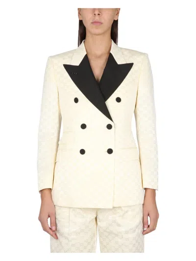 GUCCI WOMEN'S COTTON JACKET GG