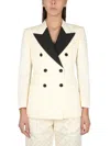 Gucci Women Cotton Jacket Gg In Neutral