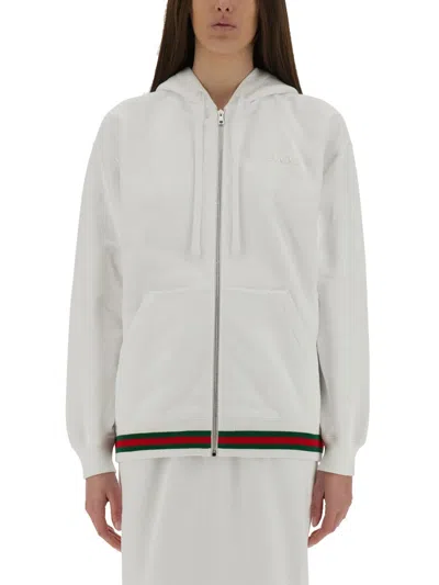 GUCCI GUCCI WOMEN COTTON JERSEY SWEATSHIRT