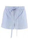 Gucci Light Blue Striped Trousers