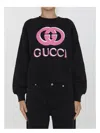 Gucci Women's Logo Detail Cotton Sweatshirt