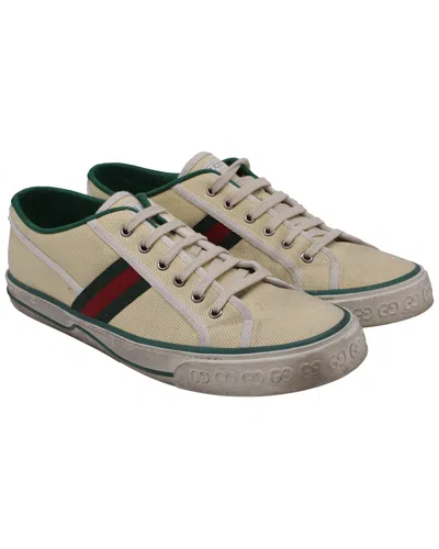 Pre-owned Gucci Women's Cotton Tennis 1977 Sneaker (authentic Pre-loved)