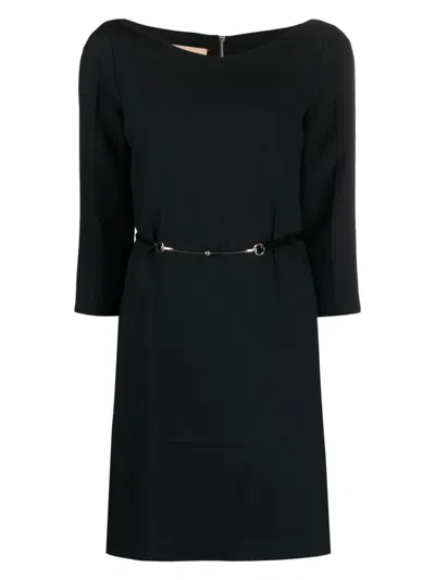 GUCCI WOMEN'S CREPE MINI DRESS