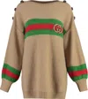 Gucci Sweaters In Camel