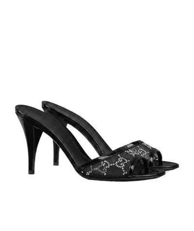 Gucci Women's Crystal Slide Sandal In Multi