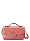 Gucci Women's Dark Leather Mini Petite Gg Handbag
