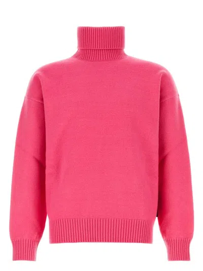 GUCCI WOMEN'S DARK STRETCH WOOL BLEND SWEATER