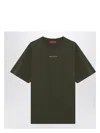 Gucci Dark Green T-shirt With Logo Women In Green