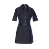 Gucci Horsebit Belted Denim Minidress