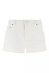 Gucci Women Denim Shorts In White