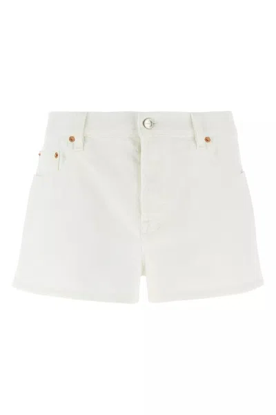 Gucci Women Denim Shorts In White