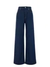 Gucci Trousers Wide-leg Denim Back Pockets