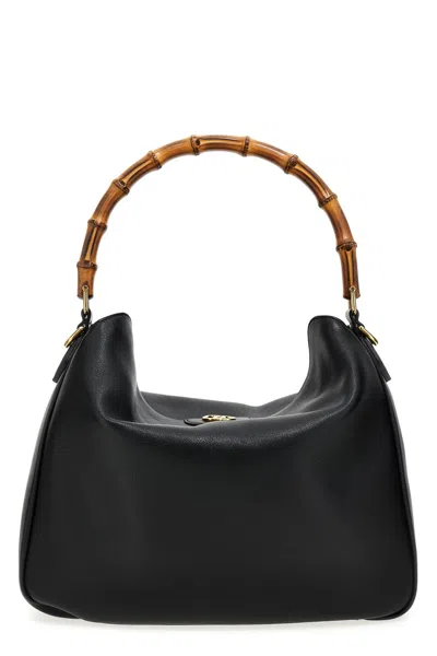 Gucci Women Diana Large Shoulder Bag In Black