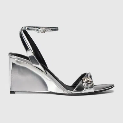 Gucci Women's Donna Platform Sandal In Silver