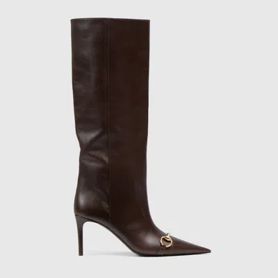 Gucci Women's Donna Slip-on Boot In Brown