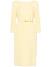 Gucci Gg Cady Midi Dress In Neutral