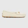 Gucci Women's Driver Loafer In White