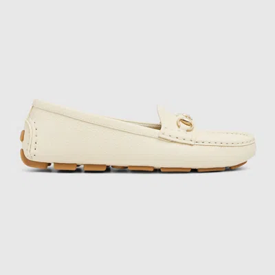 Gucci Women's Driver Loafer In White