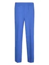 Gucci Electric Blue Wool Blend Pants