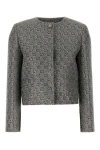 Gucci Gg Jacket Blazer And Suits Gray In Gray
