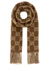 Gucci Women Embroidered Cashmere Reversible Scarf In Multi