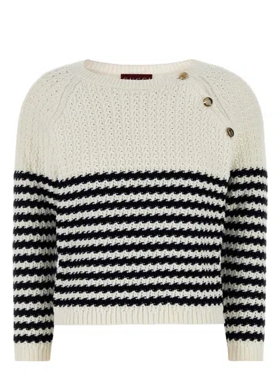 GUCCI WOMEN'S EMBROIDERED COTTON SWEATER