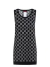 Gucci Women Embroidered Stretch Wool Blend Mini Dress In Multi
