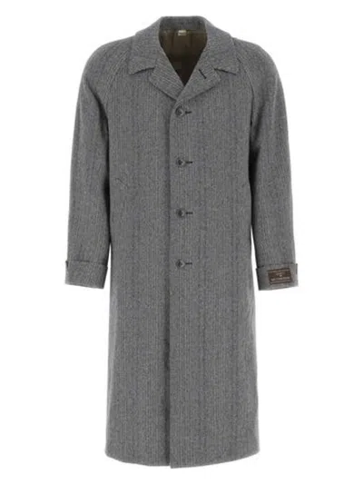 GUCCI WOMEN'S EMBROIDERED WOOL BLEND COAT