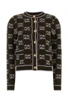 Gucci Women Embroidered Wool Cardigan In Multi