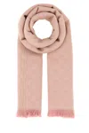 Gucci Women Embroidered Wool Scarf In Multi