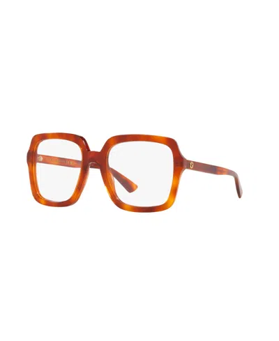 Gucci Women's Eyeglasses, Gc002076 In Tortoise