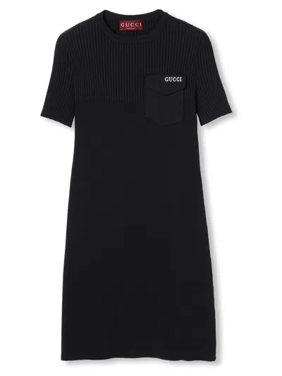 Gucci Women Fabric Dress In Black
