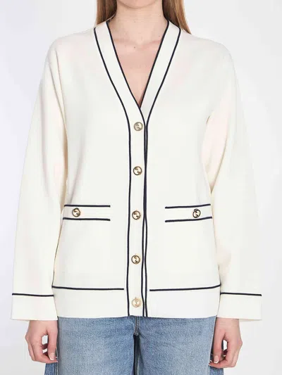 Gucci Women Fine Wool Cardigan In Multi
