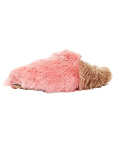 Pre-owned Gucci Women's Fur Princetown Horsebit Mule (authentic Pre-loved)