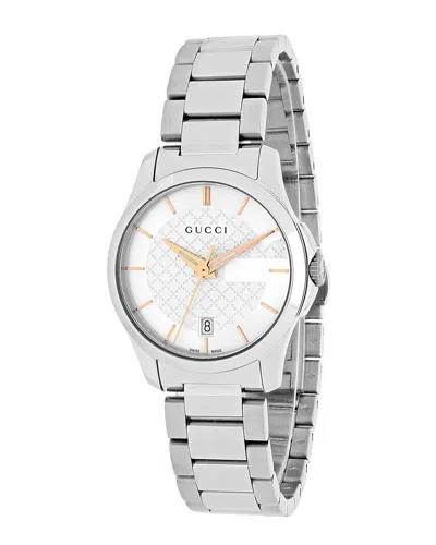 Gucci Women's G-timeless Watch In Metallic