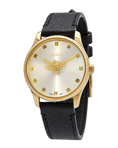 Gucci Women's G-timeless Watch In Black