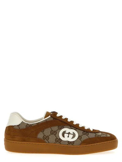Gucci Women 'g75' Sneakers In Brown