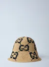 Gucci Women Gg Bucket Hat In Brown