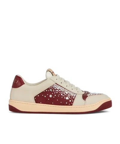 GUCCI WOMEN'S GG CRYSTAL SCREENER SNEAKER
