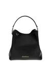 Gucci Women Gg Emblem Leather Bucket Bag