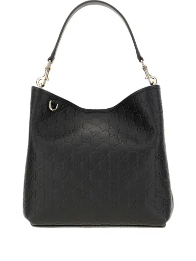 Gucci Women Gg Emblem Medium Leather Hobo Bag In Multi