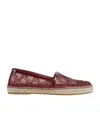Gucci Mesh Lace Espadrilles Espadrille Sole In Brown