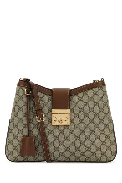 Gucci Women Gg Fabric Padlock Shoulder Bag In Multi