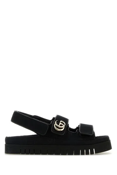 Gucci Women Gg Fabric Sandals