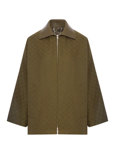 GUCCI GUCCI WOMEN GG FABRIC ZIP-UP JACKET