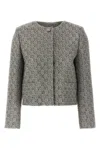 Gucci Gg Jacket Blazer And Suits Gray In Gray