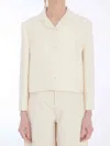 Gucci Gg Jacquard Cropped Jacket