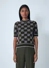 Gucci Gg-motif Top In Green
