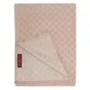 Gucci Women Gg Lame' Printed Scarf In Brown